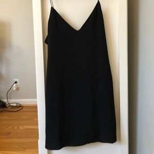 Black mini dress